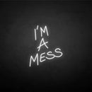 'I'm a mess' neon sign - VINTAGE SIGN