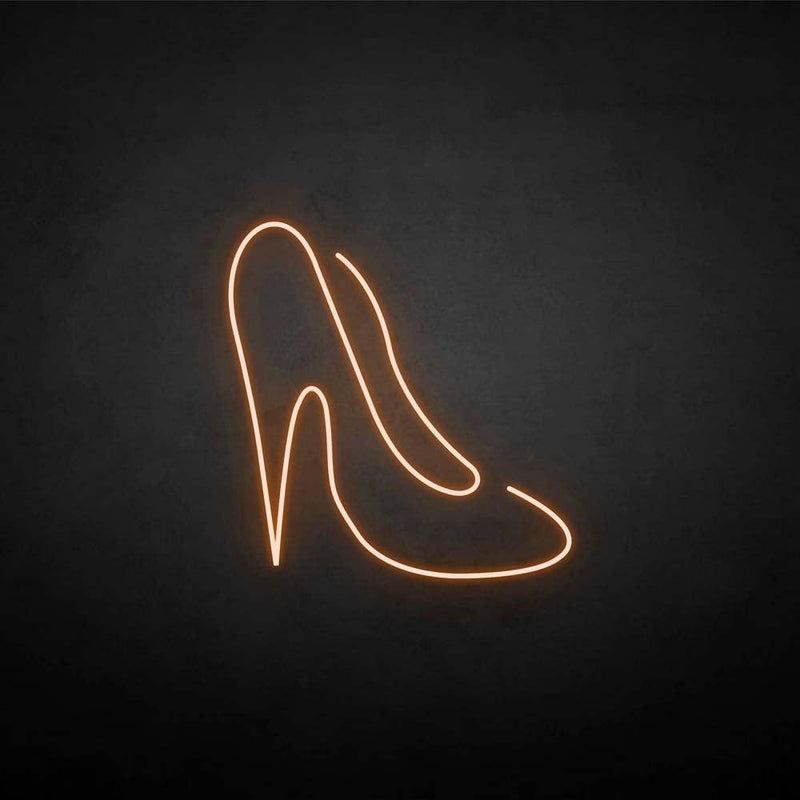 'Hight heeled shoes' neon sign