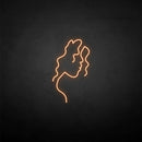 'Curly hair' neon sign - VINTAGE SIGN