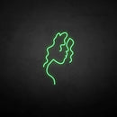 'Curly hair' neon sign - VINTAGE SIGN