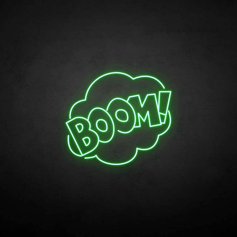 'BOOM!' Neonschild
