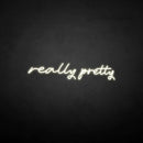'really pretty' neon sign - VINTAGE SIGN