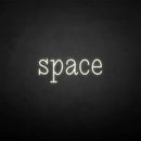 'Space' neon sign - VINTAGE SIGN