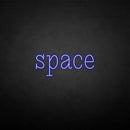'Space' neon sign - VINTAGE SIGN