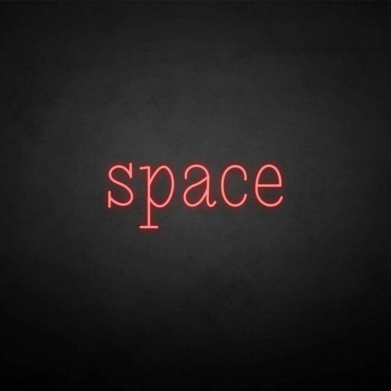 'Space' neon sign - VINTAGE SIGN
