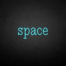 'Space' neon sign - VINTAGE SIGN
