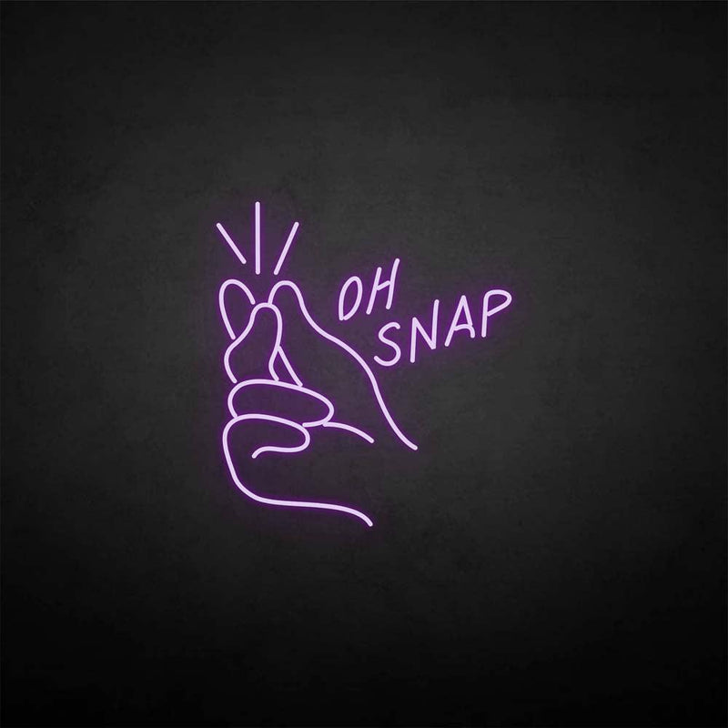 'Oh snap' neon sign - VINTAGE SIGN