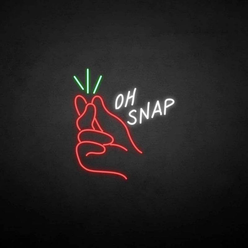 'Oh snap' neon sign - VINTAGE SIGN