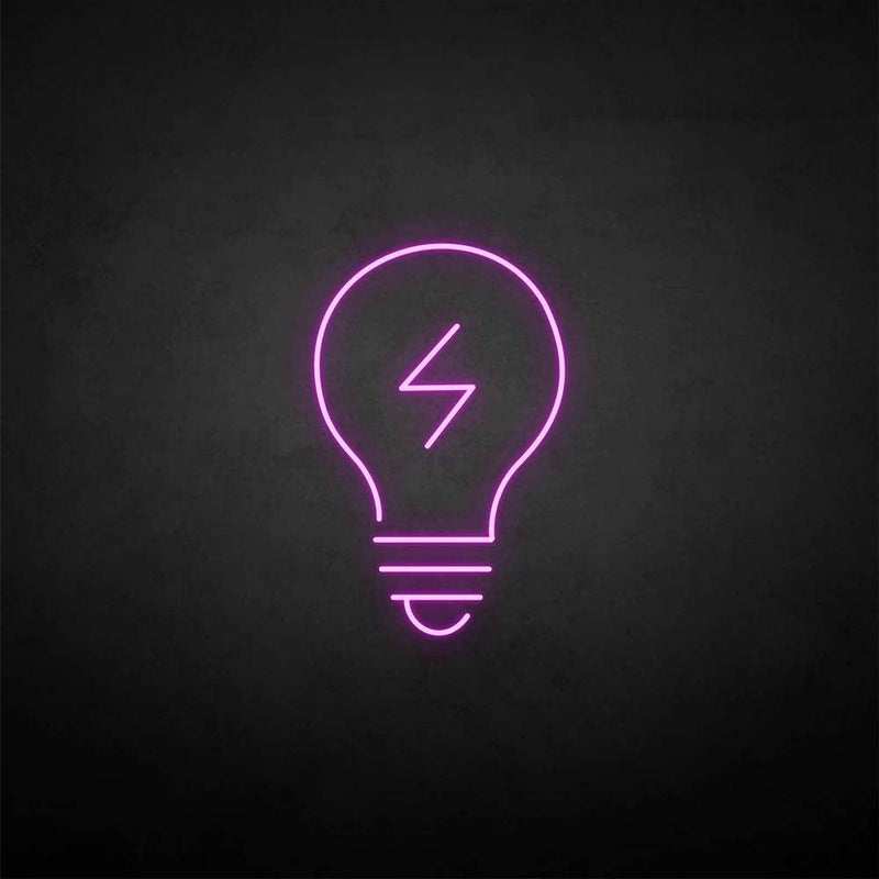 'Bulb2' neon sign