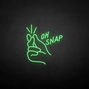 'Oh snap' neon sign - VINTAGE SIGN