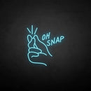 'Oh snap' neon sign - VINTAGE SIGN