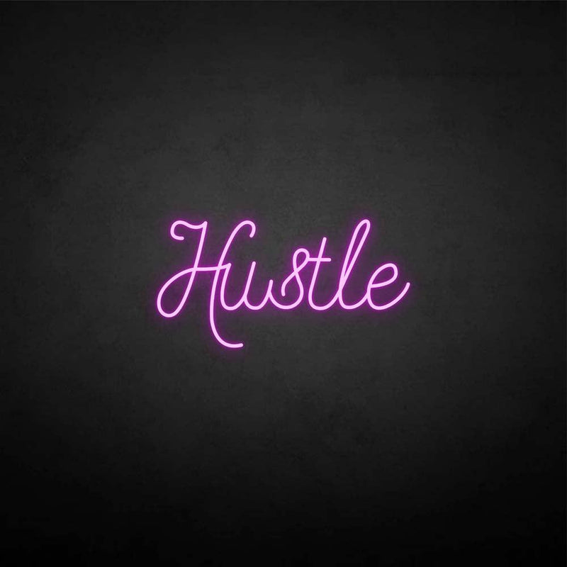 'Hustle 3' neon sign - VINTAGE SIGN