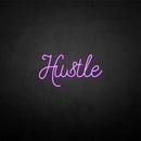 'Hustle 3' neon sign - VINTAGE SIGN