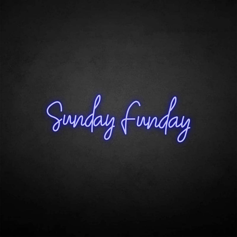 'Sundayfunday' neon sign - VINTAGE SIGN