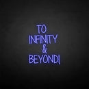 'TO INFINITY&BEYONG' neon sign - VINTAGE SIGN