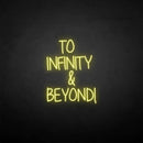 'TO INFINITY&BEYONG' neon sign - VINTAGE SIGN