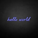 'Hello word' neon sign - VINTAGE SIGN