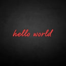 'Hello word' neon sign - VINTAGE SIGN
