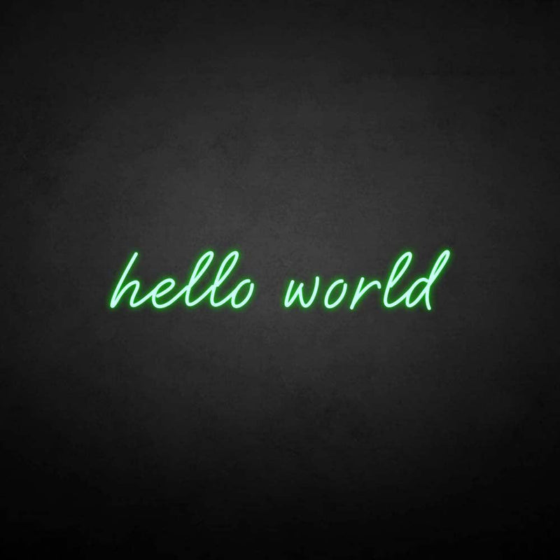 'Hello word' neon sign - VINTAGE SIGN