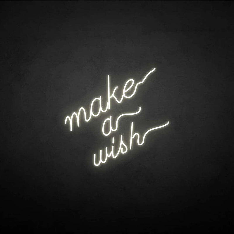 'make a wish' neon sign - VINTAGE SIGN