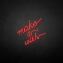 'make a wish' neon sign - VINTAGE SIGN