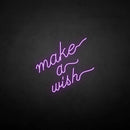 'make a wish' neon sign - VINTAGE SIGN