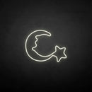 ‘Moon and star2' neon sign - VINTAGE SIGN