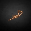 'In love' neon sign - VINTAGE SIGN