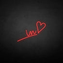 'In love' neon sign - VINTAGE SIGN