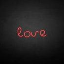 'love2' neon sign - VINTAGE SIGN