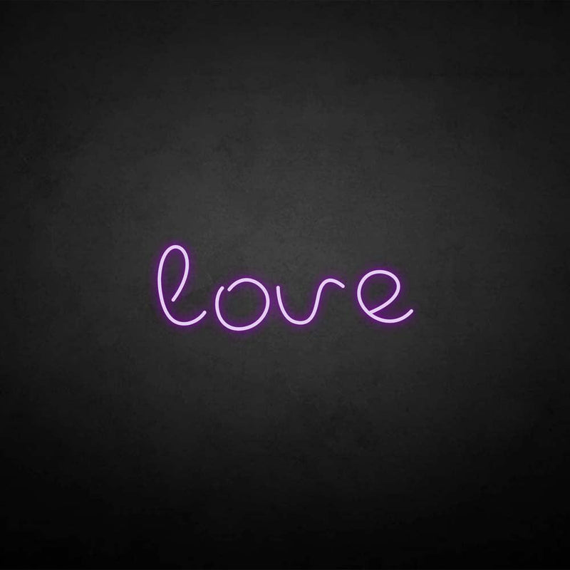 'love2' neon sign - VINTAGE SIGN