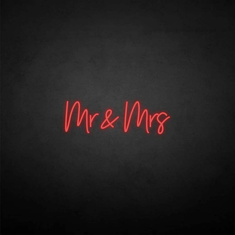 'Mr&Mrs' neon sign - VINTAGE SIGN
