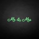 'Mr & Mrs2' neon sign - VINTAGE SIGN
