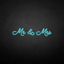 'Mr & Mrs2' neon sign - VINTAGE SIGN
