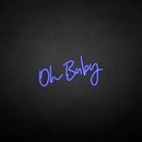 'Oh baby' neon sign - VINTAGE SIGN