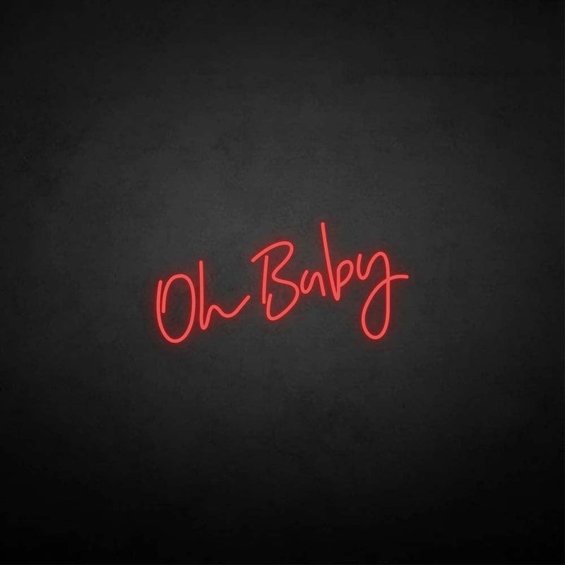 'Oh baby' neon sign - VINTAGE SIGN