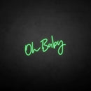 'Oh baby' neon sign - VINTAGE SIGN