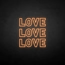 'Love3' neon sign - VINTAGE SIGN
