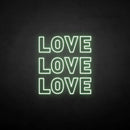 'Love3' neon sign - VINTAGE SIGN