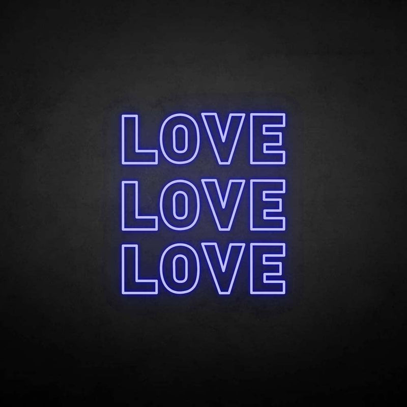 'Love3' neon sign - VINTAGE SIGN
