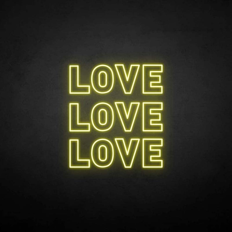 'Love3' neon sign - VINTAGE SIGN