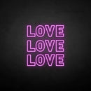 'Love3' neon sign - VINTAGE SIGN