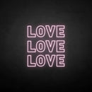 'Love3' neon sign - VINTAGE SIGN