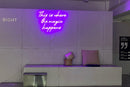 'This is where the magic happen' neon sign - VINTAGE SIGN