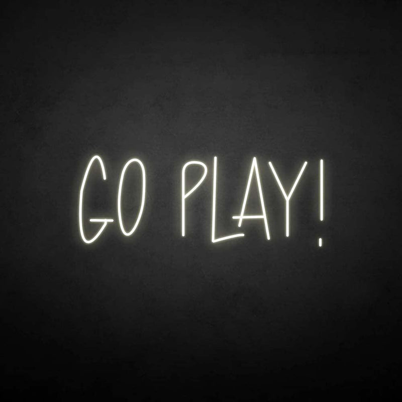 'Go play' neon sign - VINTAGE SIGN