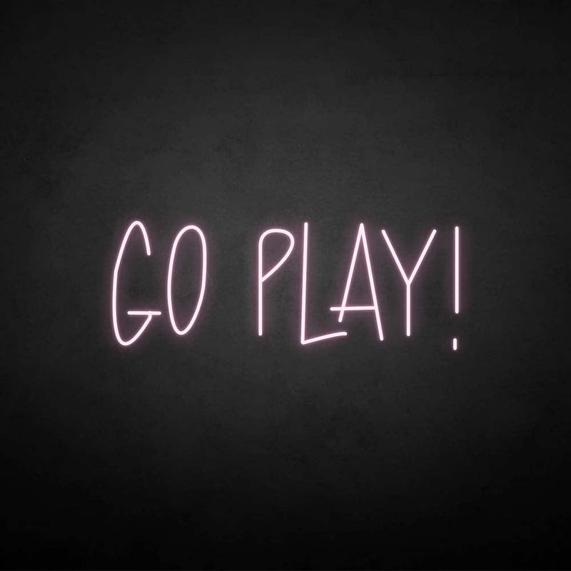 'Go play' neon sign - VINTAGE SIGN