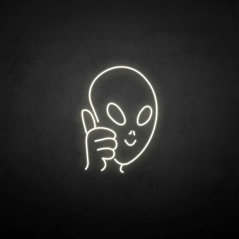 'Saucer man' neon sign - VINTAGE SIGN