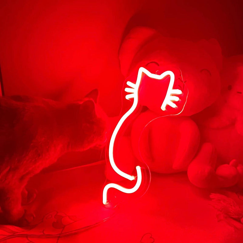 'Cat back' neon sign - VINTAGE SIGN