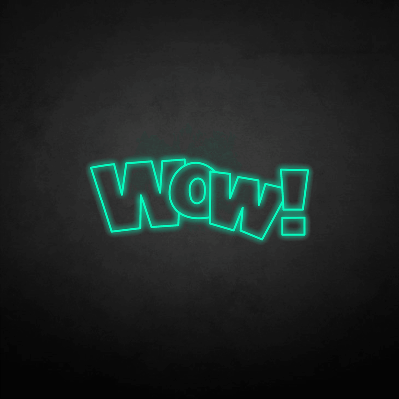 WOW! neon sign